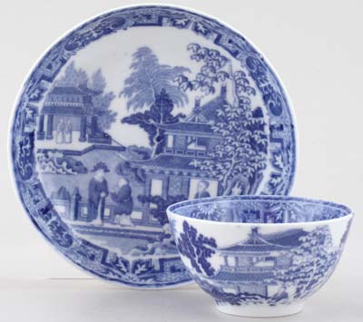Teabowl and Saucer c1810
